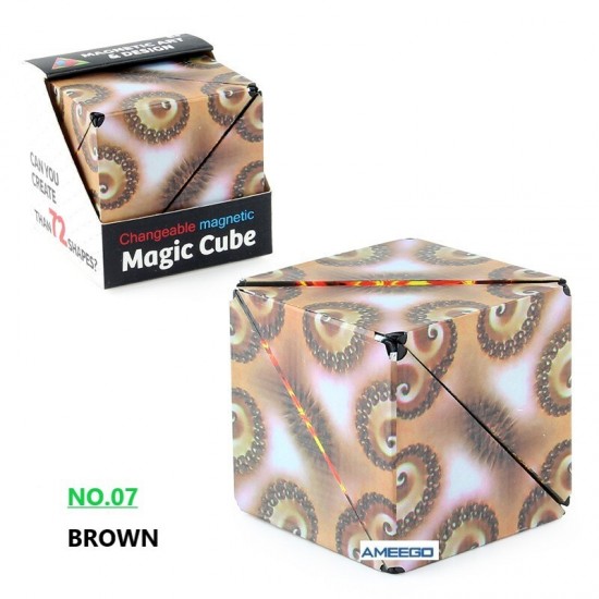 72 Shape Magnetic Fidget 3D Magic Puzzle Cube Toy