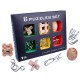 6 in 1 Beech Wooden Brain Puzzles - Boxed 