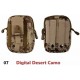 Waterproof Nylon Multi Purpose Tactical Military Army Duty Belt Waist Bag 