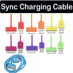 Data Cable for iPhones 3G/3GS/4G/4GS - iPad 1/2/3 - iPod Touch/Nano - 30 Pin 