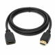 AMEEGO HDMI Male to Female Extension Cable – 4K 60Hz, HDR10, 15Gbps, Black