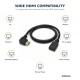 Right Angled HDMI Extension Gold Plated Cable Male to Female Adapter  0.5m / 1m (C-063)  