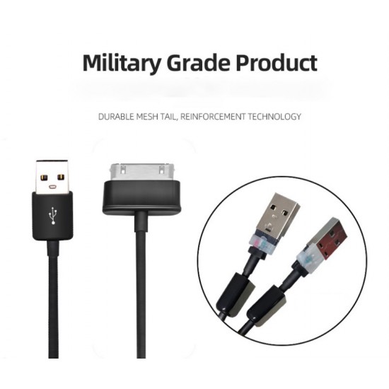 USB Data Cable 1m for Samsung Galaxy Tab 2 3 Tablet P1000 P1010 P6200 P6210 P6800 P7500 P739 P7300 P7310 P7510 N8000 N8010 / C-012