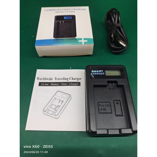 Camera Battery Charger for Canon 1000d - LP-E5