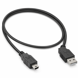 USB 2.0 Type-A to Mini USB-B 5-Pin Data & Charging Cable – 1m / 2m / 3m
