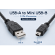 USB 2.0 Type-A to Mini USB-B 5-Pin Data & Charging Cable – 1m / 2m / 3m