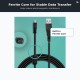 Replacement USB-A to UC-E6 Mini 8-Pin Camera Data & Charging Cable with Ferrite Core (1m), Compatible with Selected Nikon, Sanyo and Other Digital Cameras