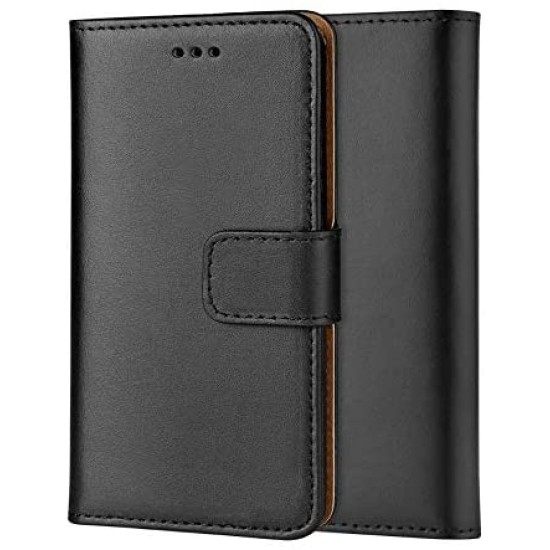 Genuine Leather Wallet Case for iPhone in 10 Colours 