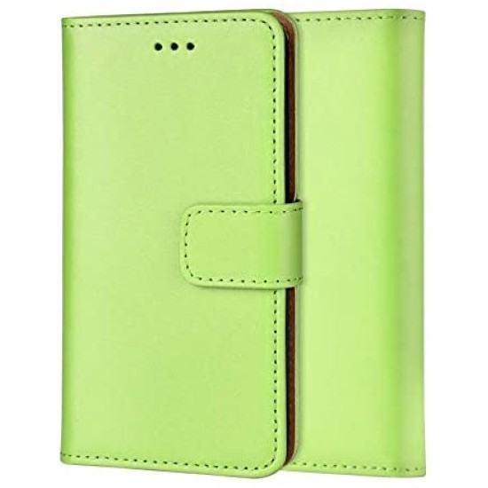 Genuine Leather Wallet Case for iPhone in 10 Colours 