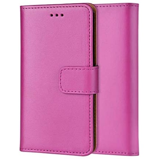 Genuine Leather Wallet Case for iPhone in 10 Colours 