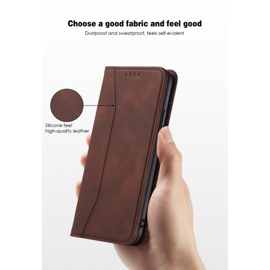 Premium Luxury Dream Strong Magnetic Leather Flip Wallet  Case with Card Slot Holder For iPhones