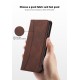 Premium Luxury Dream Strong Magnetic Leather Flip Wallet  Case with Card Slot Holder For iPhones