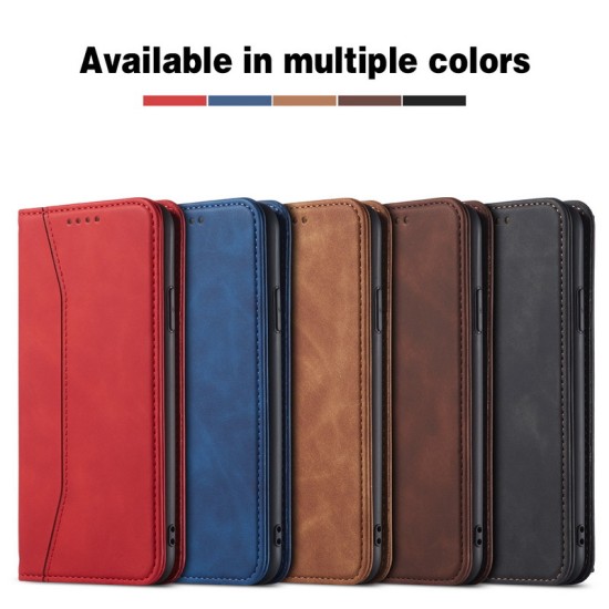 Premium Luxury Dream Strong Magnetic Leather Flip Wallet  Case with Card Slot Holder For iPhones