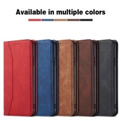 Premium Luxury Dream Strong Magnetic Leather Flip Wallet  Case with Card Slot Holder For iPhones