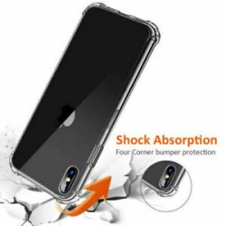 Shockproof Clear Gel Cases for iPhone Models