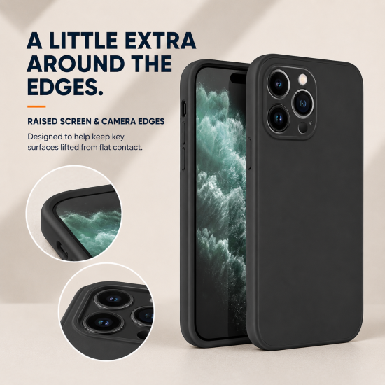 Deluxe Premium Liquid Silicone Back Case for iPhone 