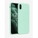 Deluxe Premium Liquid Silicone Back Case for iPhone 