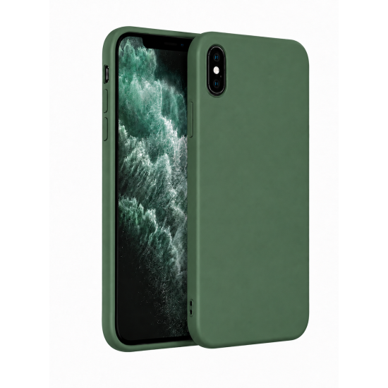 Deluxe Premium Liquid Silicone Back Case for iPhone 