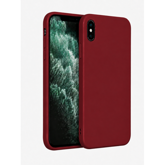 Deluxe Premium Liquid Silicone Back Case for iPhone 