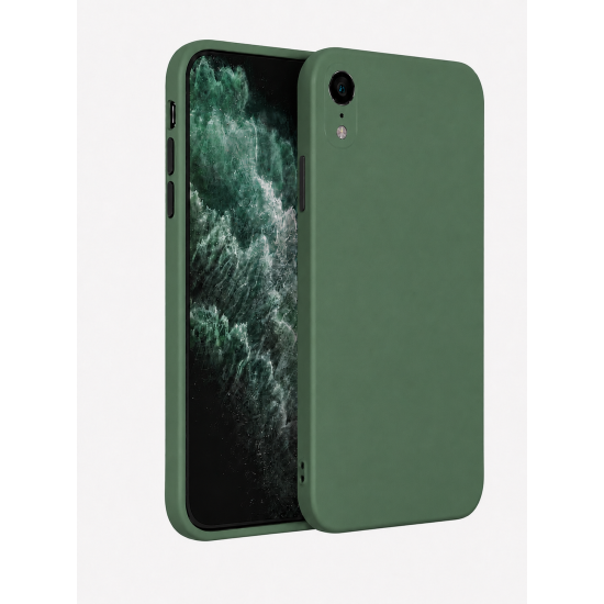 Deluxe Premium Liquid Silicone Back Case for iPhone 