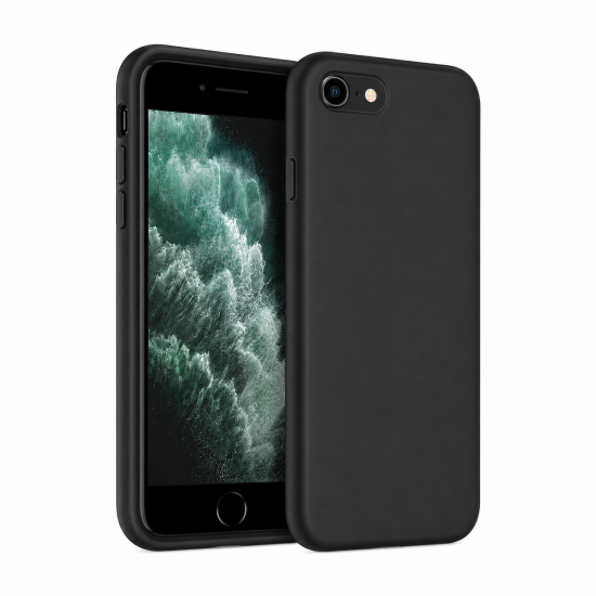 Deluxe Premium Liquid Silicone Back Case for iPhone 