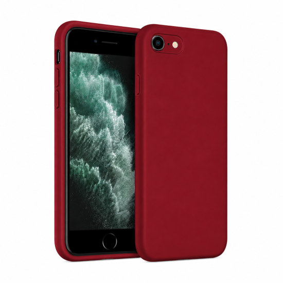 Deluxe Premium Liquid Silicone Back Case for iPhone 