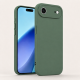 Deluxe Premium Liquid Silicone Back Case for iPhone 