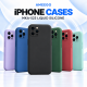 Deluxe Premium Liquid Silicone Back Case for iPhone 