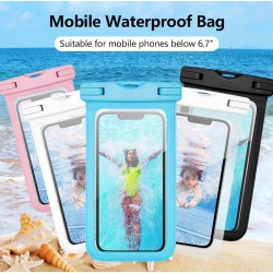 Air Bag 6.7''Universal Diving Waterproof Mobile Phone Bag 