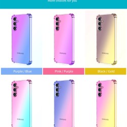 Gradient Silicon Gel Case for Samsung – Stylish Dual-Tone Protection