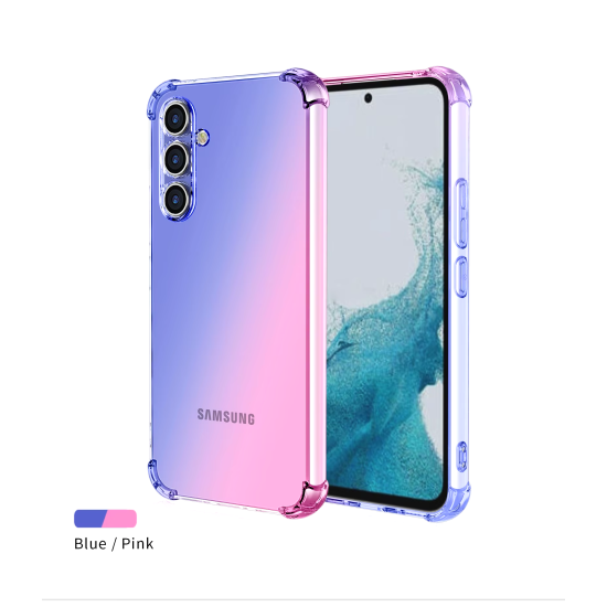 Gradient Silicon Gel Case for Samsung – Stylish Dual-Tone Protection