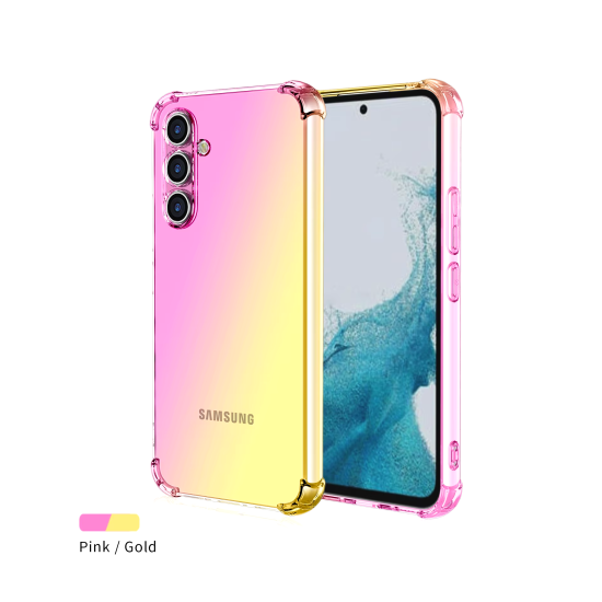 Gradient Silicon Gel Case for Samsung – Stylish Dual-Tone Protection