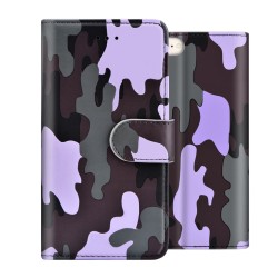 Military Army Style Camouflage Book Case for iPhone