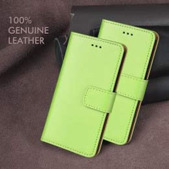 Genuine Leather Wallet Case for iPhone in 10 Colours 