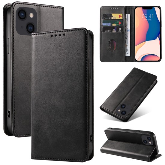 Luxury Magnetic Multifunctional Card Slot Wallet PU Leather Case for iPhones 