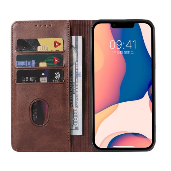 Luxury Magnetic Multifunctional Card Slot Wallet PU Leather Case for iPhones 