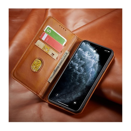 Luxury Magnetic Multifunctional Card Slot Wallet PU Leather Case for iPhones 