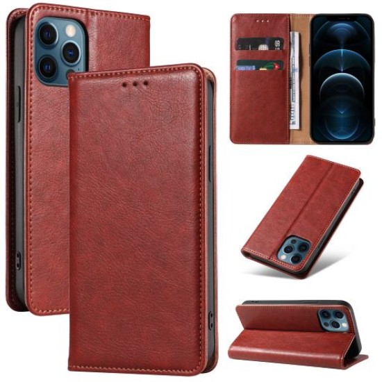 Luxury Magnetic Multifunctional Card Slot Wallet PU Leather Case for iPhones 