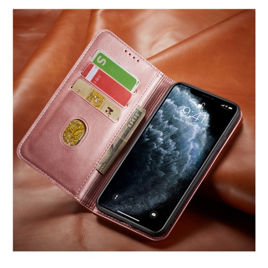 Luxury Magnetic Multifunctional Card Slot Wallet PU Leather Case for iPhones 