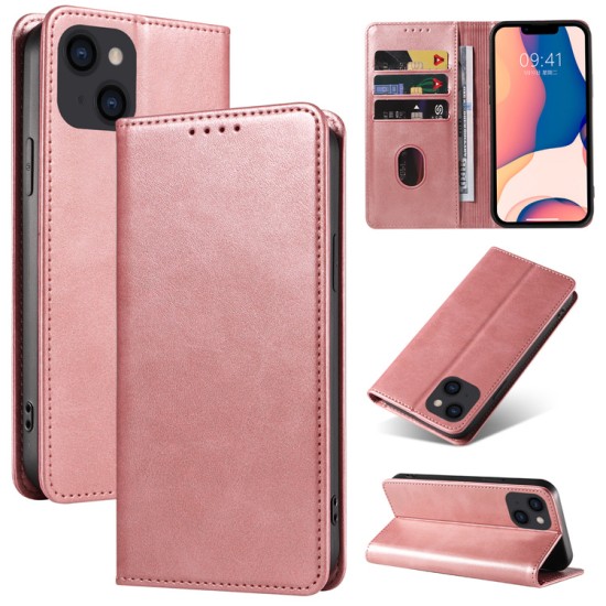 Luxury Magnetic Multifunctional Card Slot Wallet PU Leather Case for iPhones 