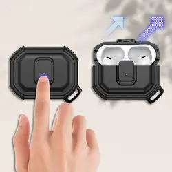 Armour One Touch Open Button TPU Airphone Case for Airpods 1/2, Airpods 3, Airpods Pro 2, Airpods Pro