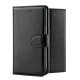 PU Leather Wallet Case (Black) for Huawei - Choice of Models