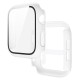 2 In 1 Tempered Film Hard PC Case for Apple Watch Series 3 4 5 6 se 7 8  38/40/41/42/44/45mm