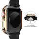 Two-Colour Tempered + PC Hard Case for iWatch 4 5 6 SE - 40mm/44mm