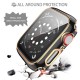 Two-Colour Tempered + PC Hard Case for iWatch 4 5 6 SE - 40mm/44mm