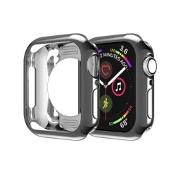 Silicone Plated TPU Waterproof Cover Case for iWatch 123456se 40mm 44mm 