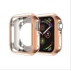 Silicone Plated TPU Waterproof Cover Case for iWatch 123456se 40mm 44mm 