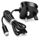 AMEEGO 20W USB-C Mains Charger with Built-in Cable for USB-C Phone or Nintendo Switch 