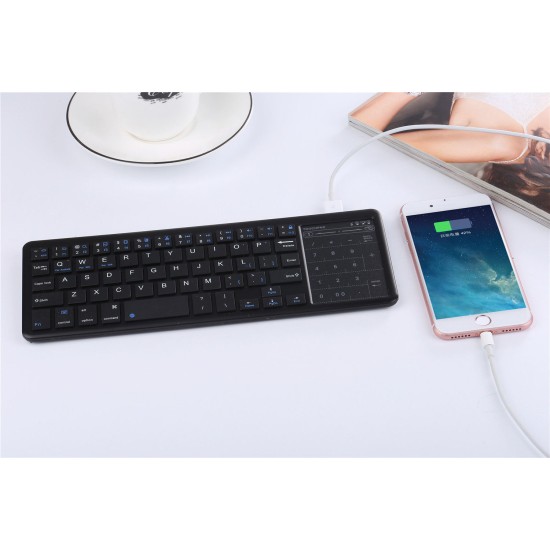 Bluetooth Keyboard with Touchpad 