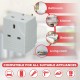 3 Way Gang Multi-Purpose Block Socket Splitter Mains Wall Adaptor UK Plug 13A